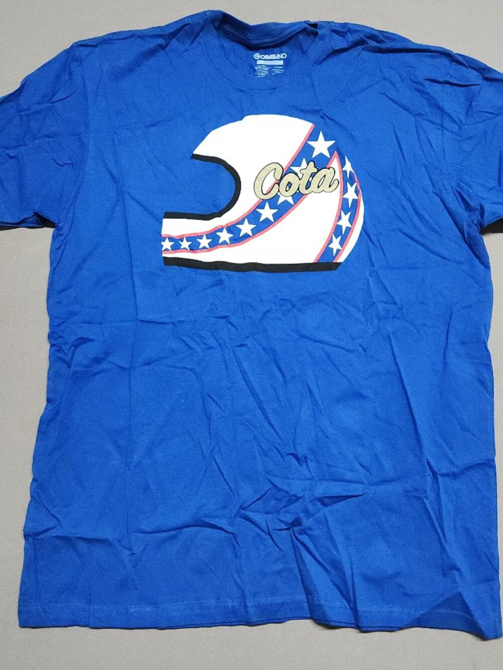 Circuit Of The Americas Ek Helmet Tee XL Men’s Royal Blue Cavallino Group